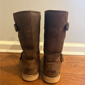 UGG Brown Kids Leather Boots
